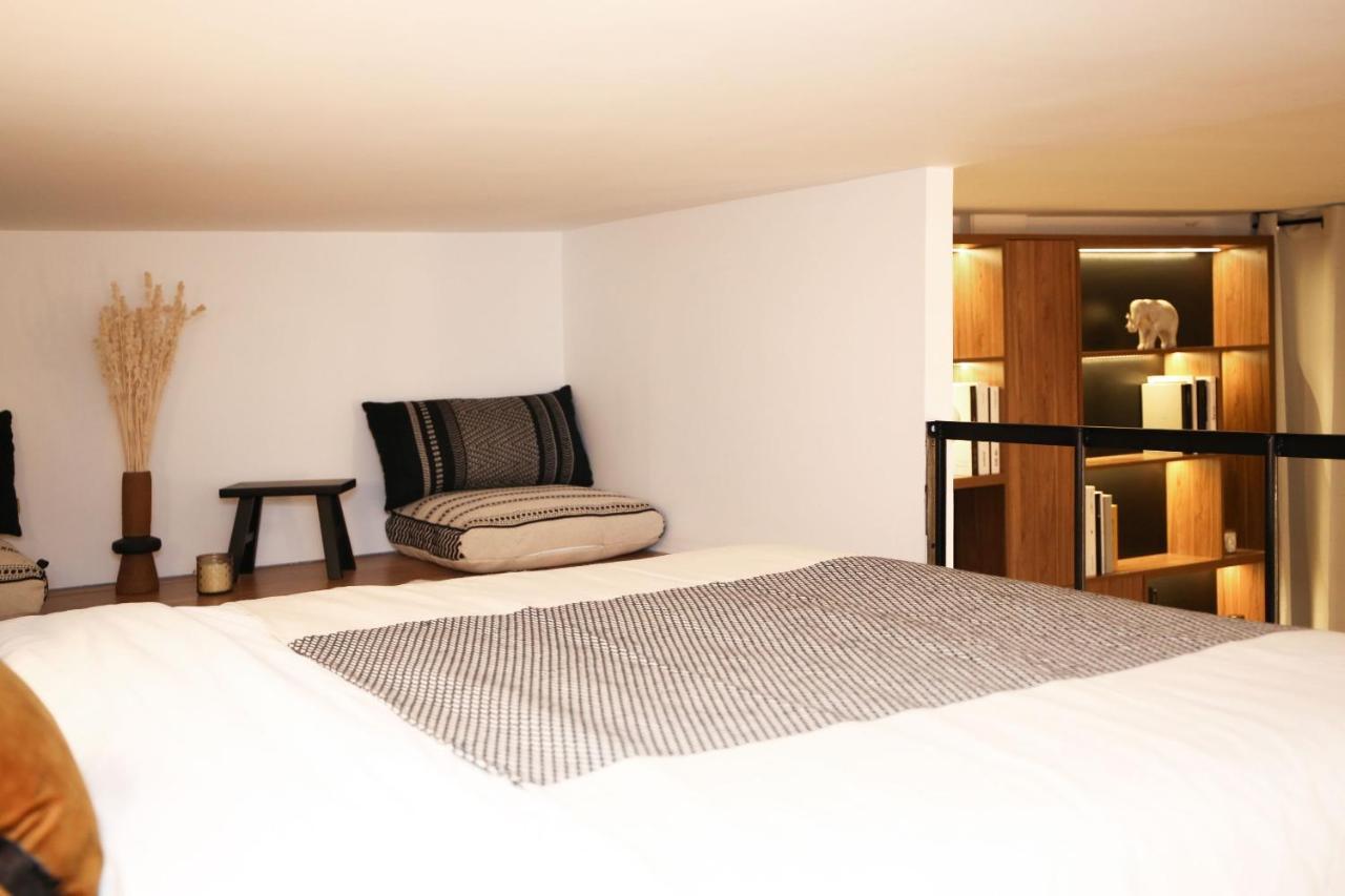 Bel Appartement Studio Moderne Mezzanine - 4P Paris Exterior foto