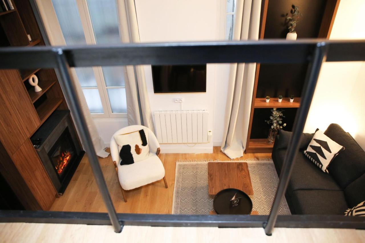 Bel Appartement Studio Moderne Mezzanine - 4P Paris Exterior foto