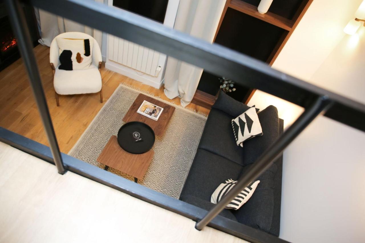 Bel Appartement Studio Moderne Mezzanine - 4P Paris Exterior foto